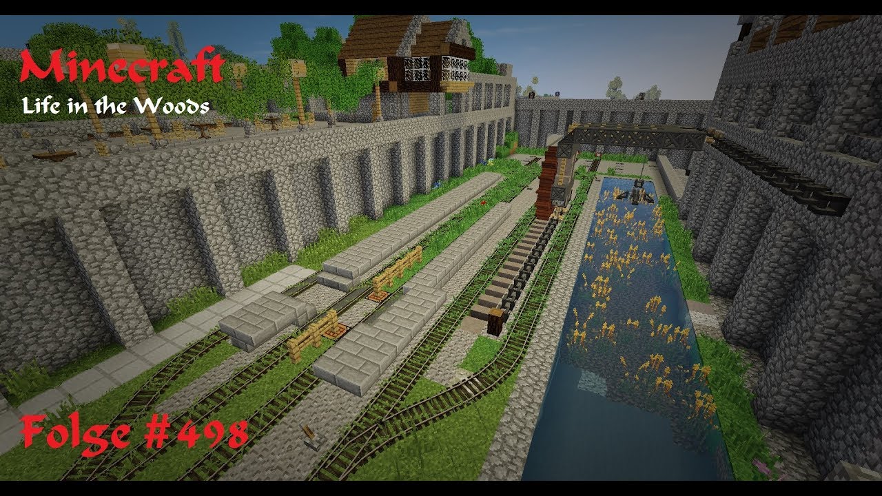 Minecraft Life In The Woods 498 Personenbahnhof Sovngarde Youtube