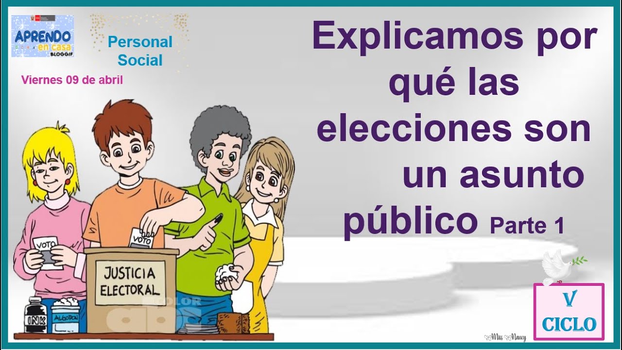 Explicamos por qué las elecciones son un asunto público - YouTube