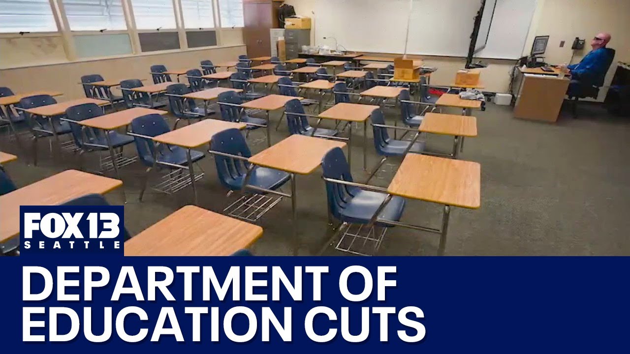 US Department of Education to cut nearly half its staff - YouTube
