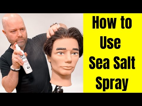 How to Use Sea Salt Spray - TheSalonGuy