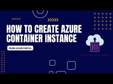 How to create azure container instance using azure portal