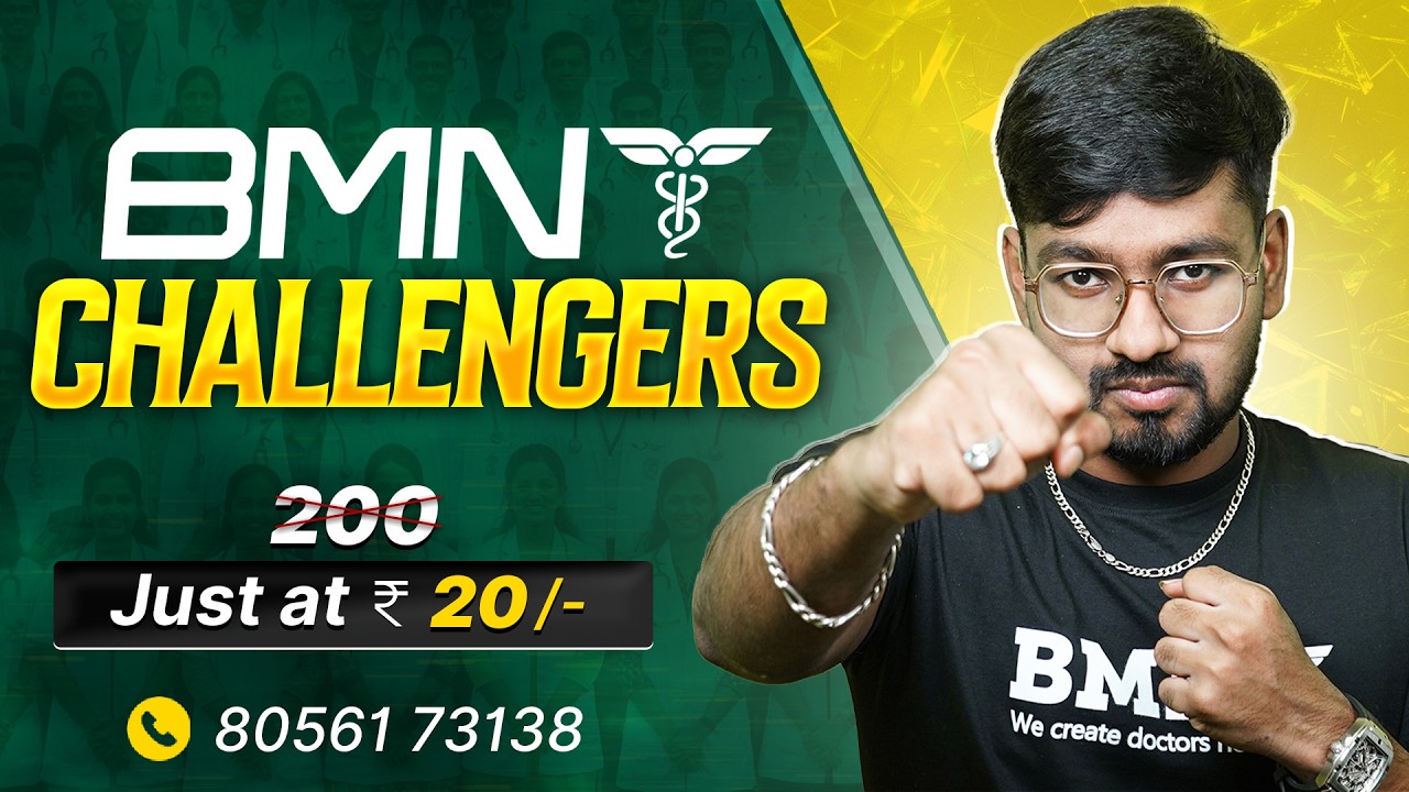 BMNT CHALLENGERS | ALL CONCEPTS  | NEET 2026 | Riyaz Anna | Iruthi Sutru 2.0