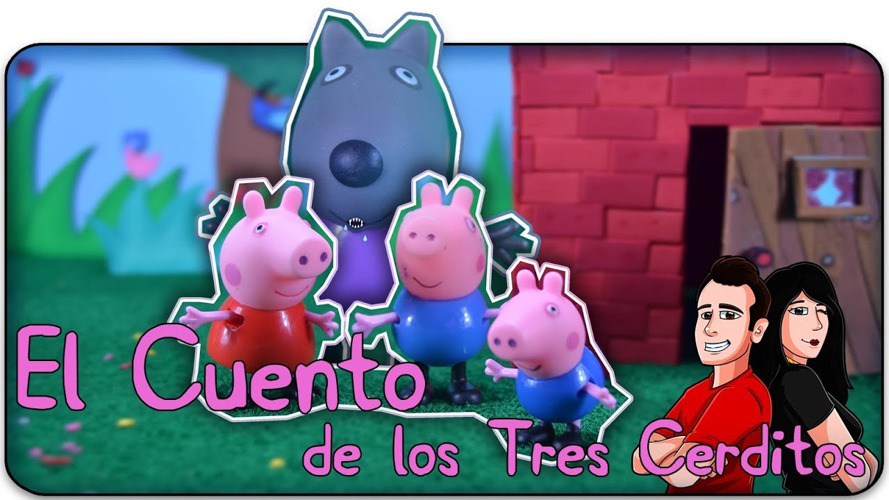 Peppa Pig en El Cuento de los 3 cerditos 🐷🐷🐷 | Que viene el Lobo Feroz!! | Anima Toys