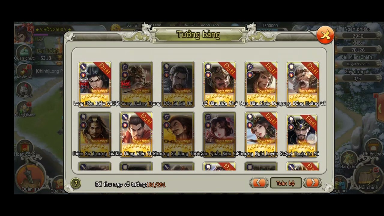 Team cung chơi vừa nhàn lại vừa mạnh! ĐẠI CHIẾN TAM QUỐC