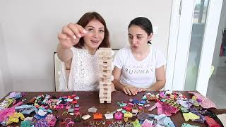 Jenga Barbie Kombin Challenge! Tahtadan Ne Çıkarsa Barbie Kombin Bidünya Oyuncak ?