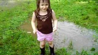 Spring time puddles