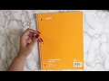 Turning a Notebook Into a DIY Planner | Cheap Planning