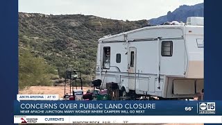 Concerns over public land closure near Apache Junction