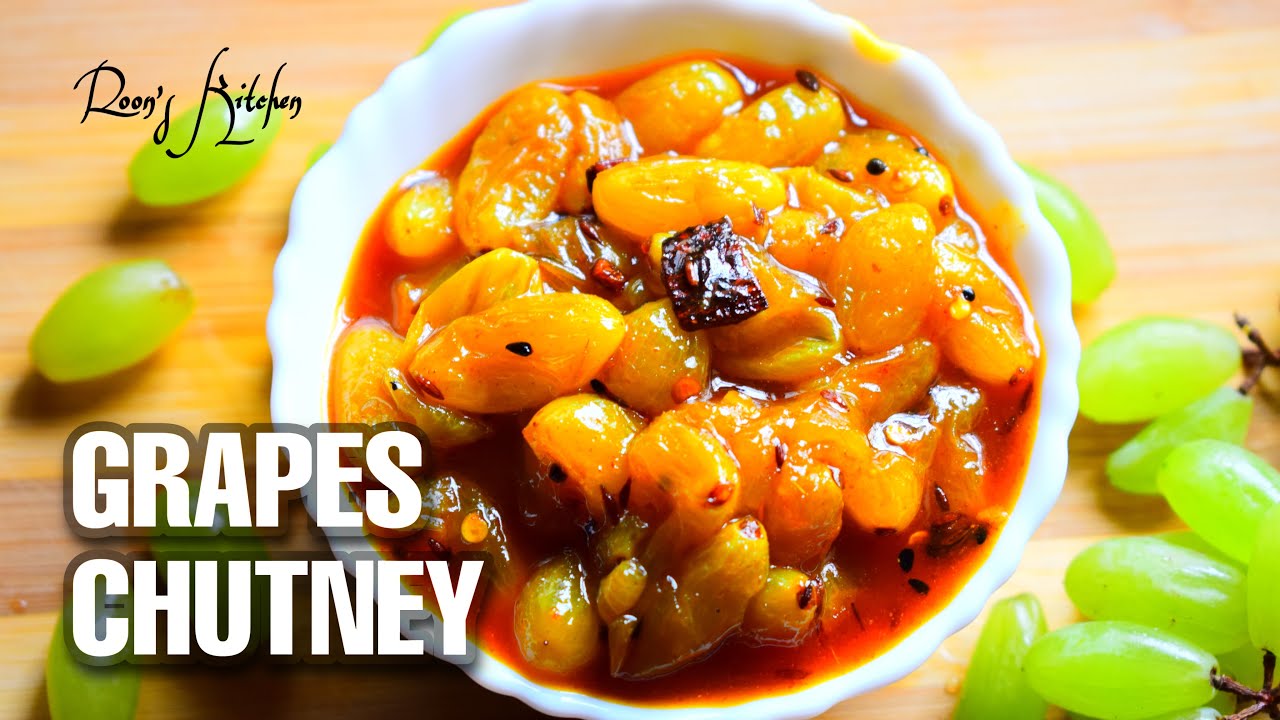 GRAPES CHUTNEY How to Prepare Grapes Chutney ଅଙ୍ଗୁର ଖଟା अंगूर
