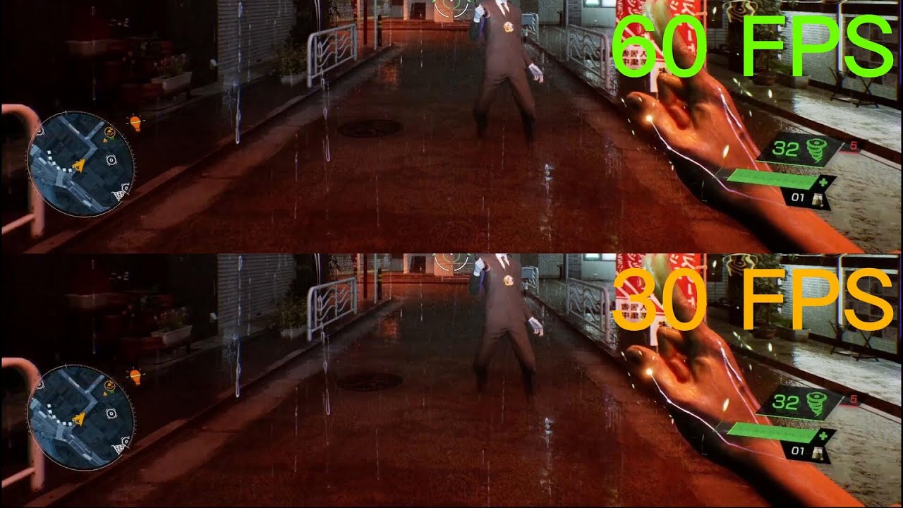 Ghostwire Tokyo 60fps Vs 30fps Youtube