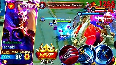 Nieuw gebouwde Hanabi doodt vijanden direct!! - Bouw de beste Hanabi wereldwijd in 2025 ~ MLBB