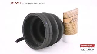 1217-011 BOOT OUTER CV JOINT KIT 87.5X101X25 FOR SKODA