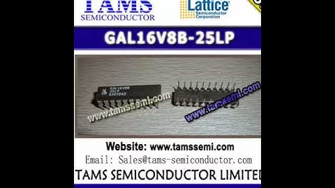 GAL16V8B-25LP - LATTICE - High Performance E2CMOS PLD Generic Array Logic