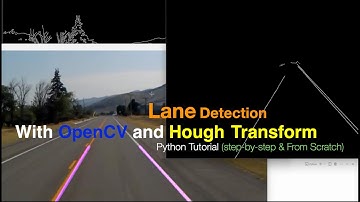 Quick & Easy Lane Detection with OpenCV and Hough Transform | Python Tutorial (From Scratch)