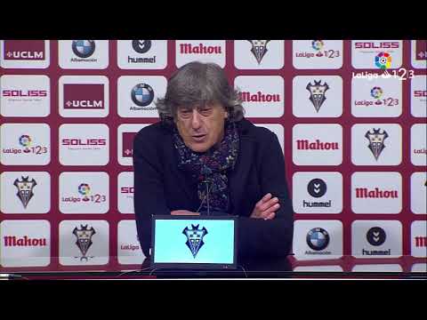 Rueda de prensa de Enrique Martín Monreal tras el Albacete Balompié vs Real Valladolid (2-1)