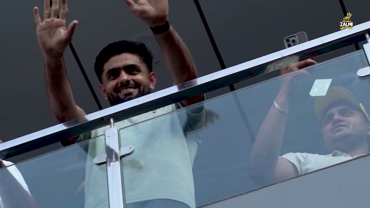 Babar Azam | Smiles, selfies and endless love |  Flood Relief Exhibition Match