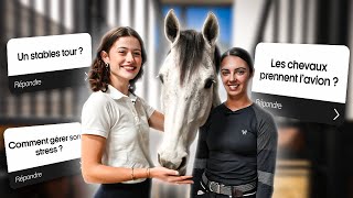 LES CHEVAUX PRENNENT L'AVION ? (FAQ avec Nina Mallevaey 🇫🇷) 🐴🌴🇺🇸 | EPISODE 10