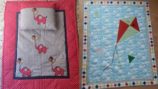 New patchwork simple baby quilt design by pop up fashion 💗💗