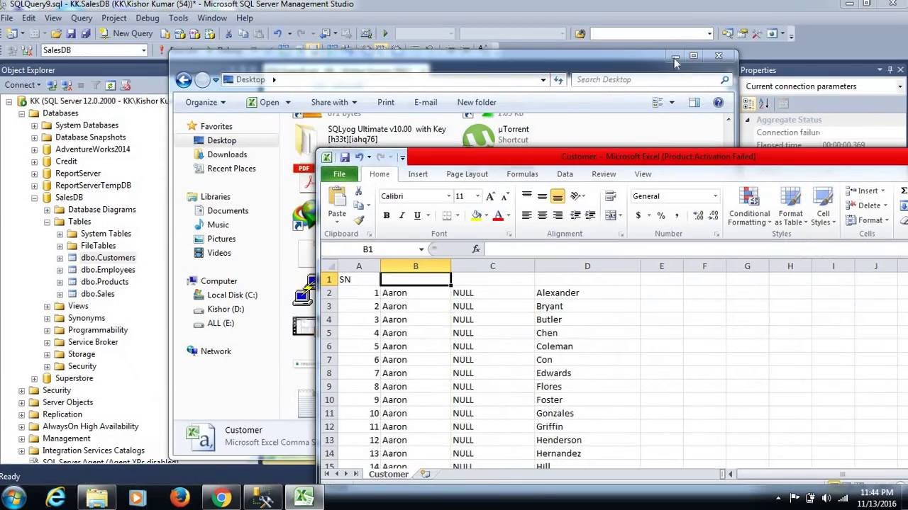 How To Export Table From Ssms Excel Brokeasshome Com