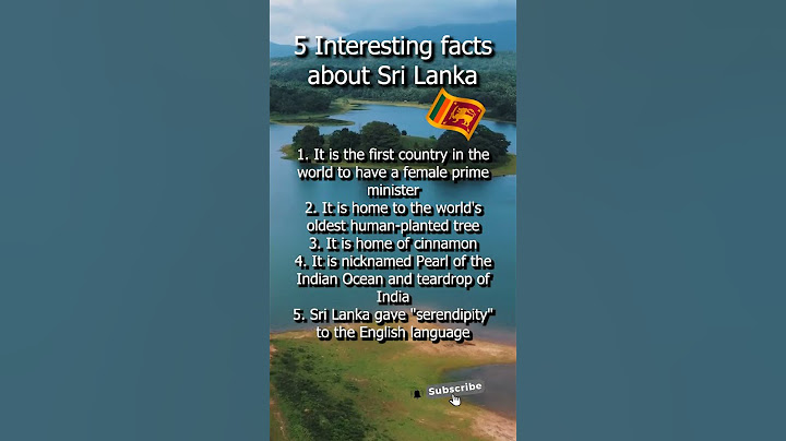 5 Interesting Facts about Sri Lanka #shorts #facts #travel #interestingfacts #srilanka #funfacts