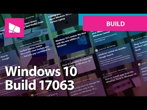 Windows 10 Build 17063 - Timeline, Microsoft Edge, Cortana, Fluent Design + MORE