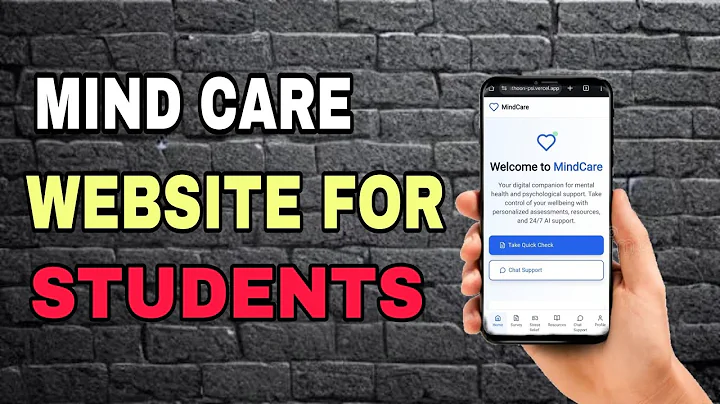 Digital Mental Health & Psychological Support System for Students | #rdatechacademy |