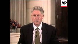 USA: PRESIDENT CLINTON LEWINSKY TESTIMONY VIDEO HIGHLIGHTS (2)