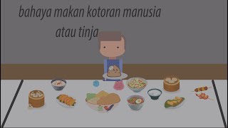 bahaya makan kotoran manusia atau tinja
