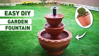 DIY Fountain Using Terracotta