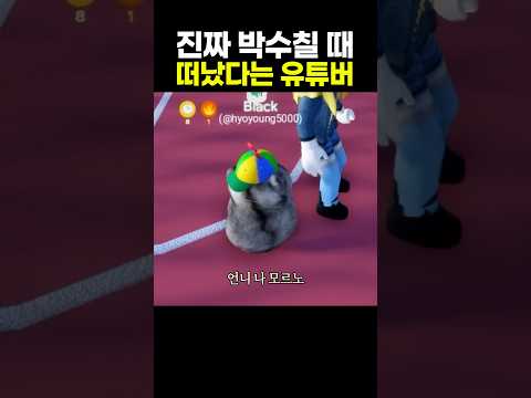 진짜 <strong>박수칠</strong> 때 떠났다는 유튜버