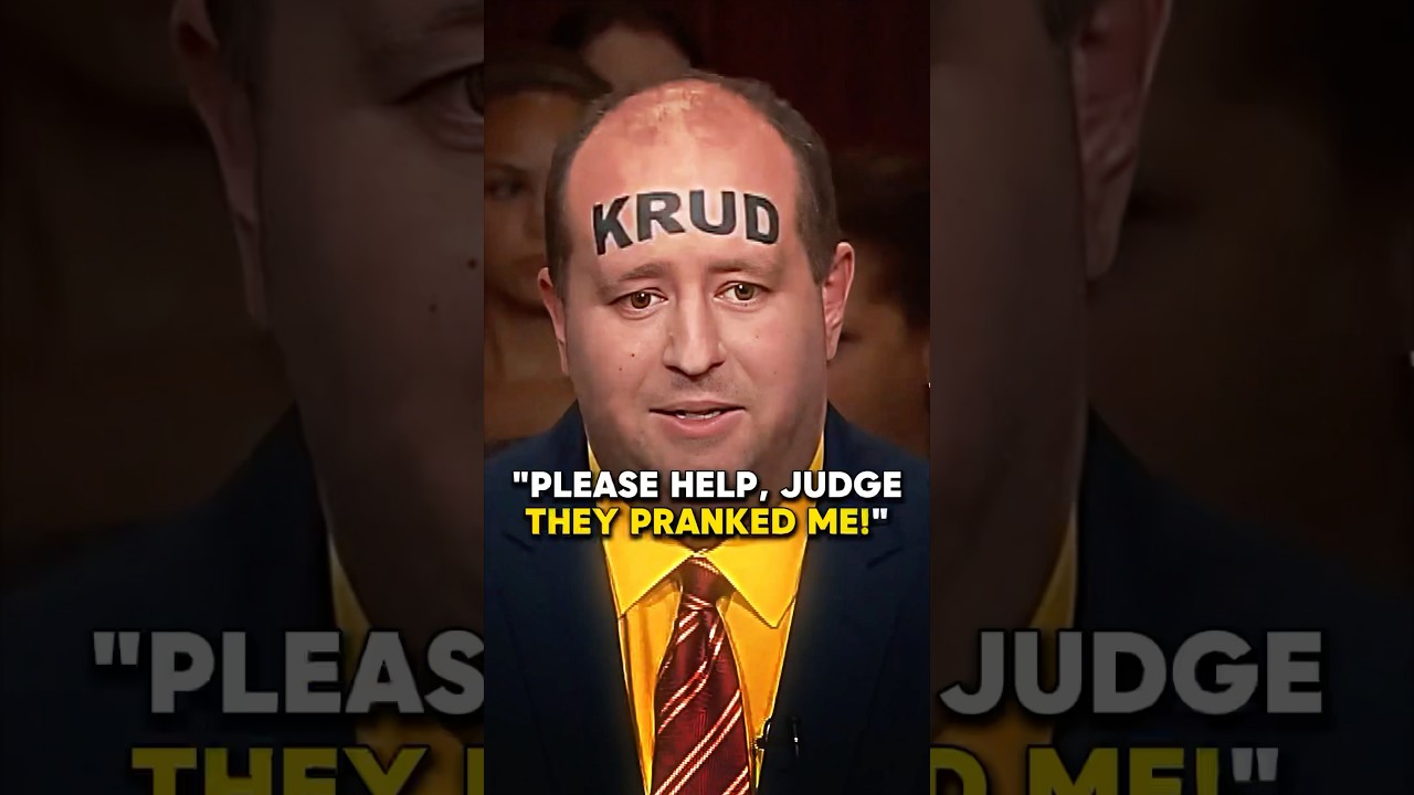 Судья спас убитого горем мужчину, который сделал себе татуировку на лбу 🤯