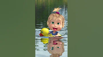 أعمال شغب على الشاطئ Mashabeararabic Shorts Arabic Mashaandthebear ماشاوالدب مضحك كرتون 