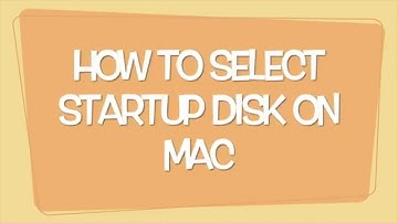 How to select startup disk in OS X El Capitan