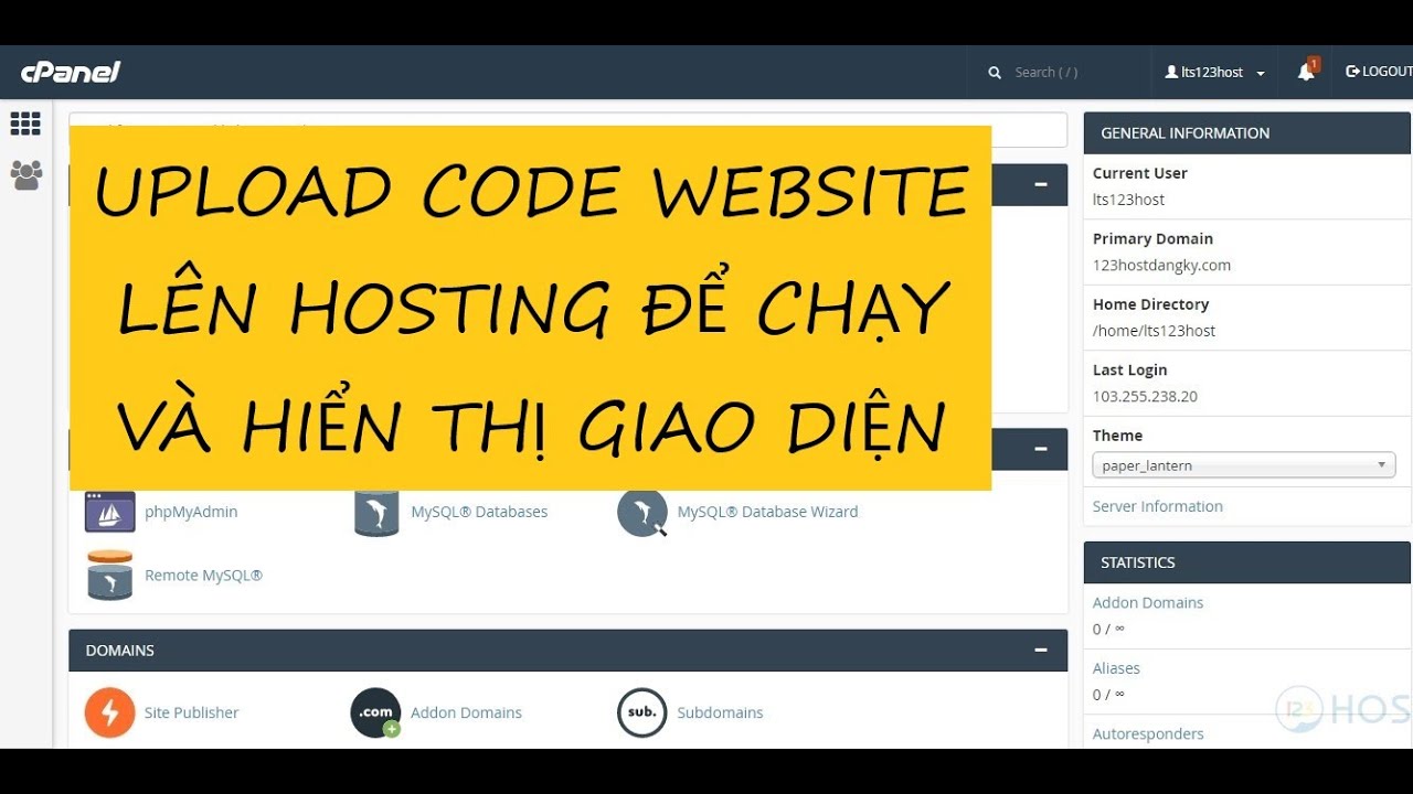 Hướng dẫn upload source code website lên hosting mới nhất 2022 | up lên ...