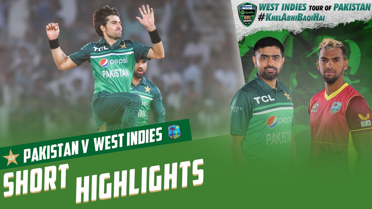 Short Highlights Pakistan vs West Indies 3rd ODI 2022 PCB MO2T