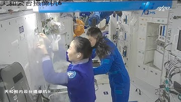 Space Log: Chinese astronauts show you how to clean a space station