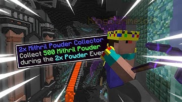 THE HYPIXEL SKYBLOCK DWARVEN MINES EXPERIENCE