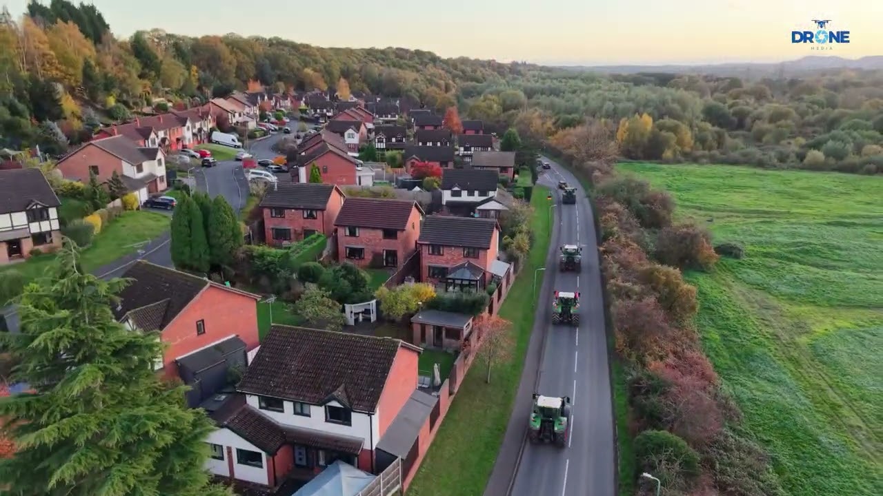 Cutnell Green Young Farmers tractor run 2025
