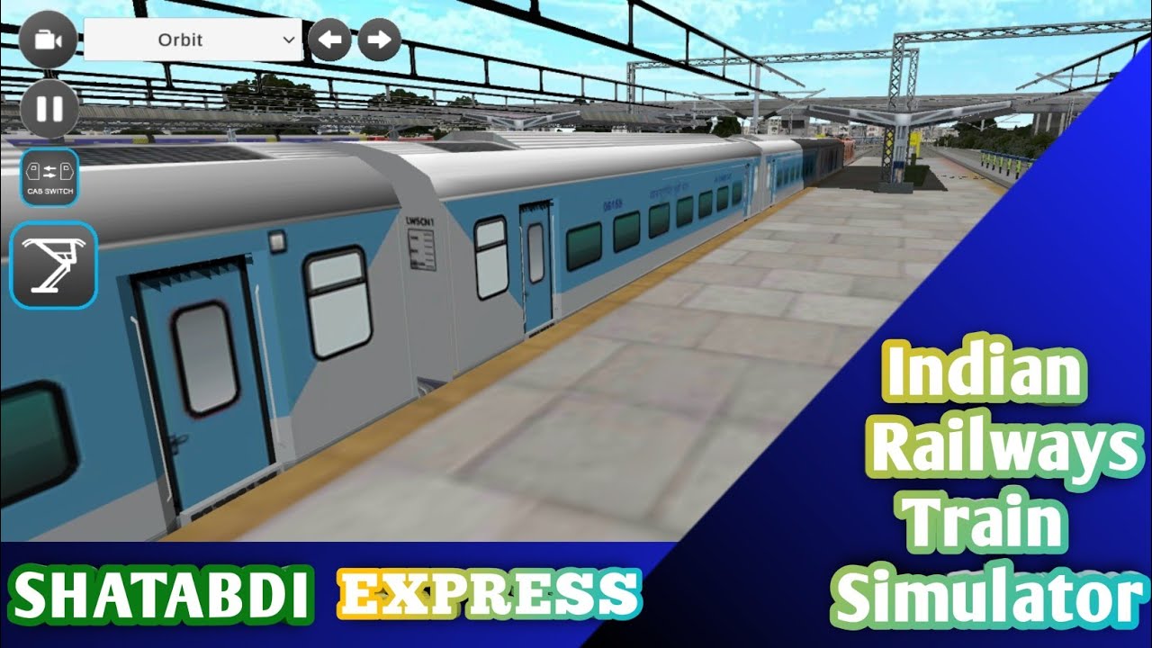Indian Train Simulator Shatabdi express Indian Loco Train Simulator