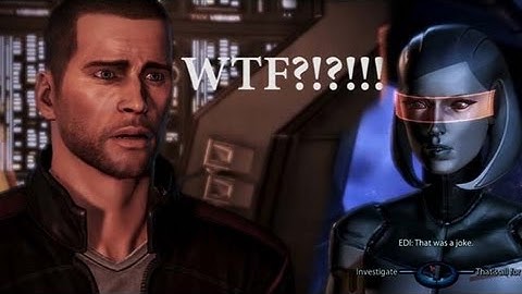 Mass Effect 3 - EDI: That was a joke