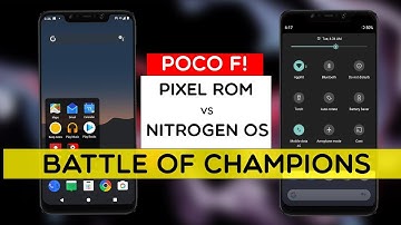 POCOPHONE F1 - NITROGEN OS VS Pixel ROM || The Battle Of REAL CHAMPIONS || STOCK ANDROID 9.0 PIE
