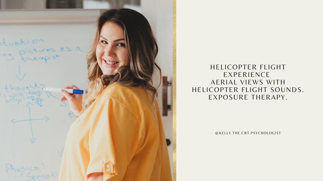 Helicopter Flight at Southend Airport. Aerial views with helicopter sounds. Exposure.