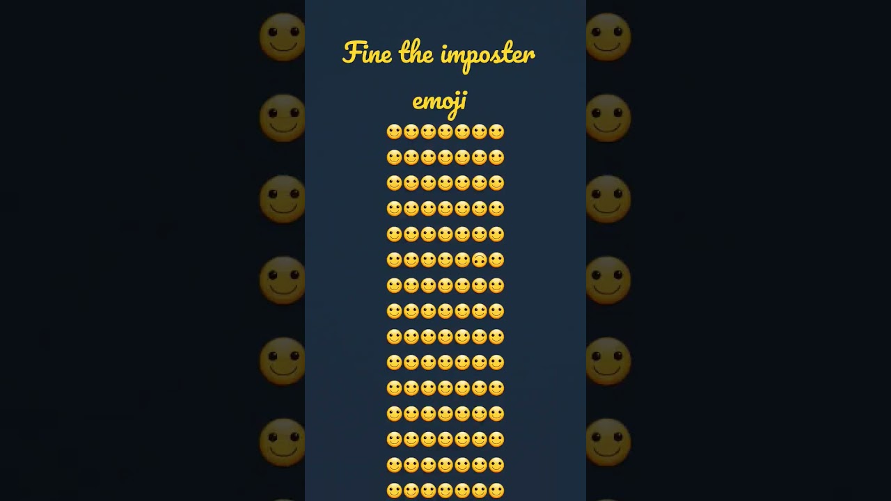 Find the imposter emoji YouTube