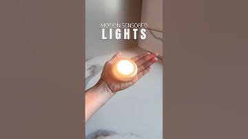MOTION SENSOR LIGHTS #lighting #organization #closetorganization #homefinds #amazonhome #amazon
