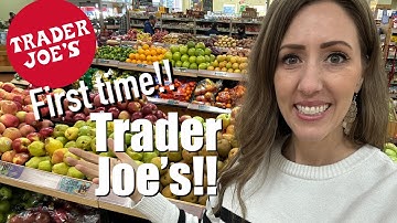 FIRST TIME at✨TRADER JOE’S✨ || SHOP with Me + TASTE TEST Favorite ✨Trader Joe✨ items!!