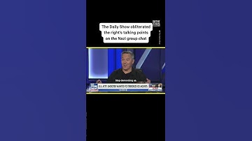 Daily Show Destroys Right