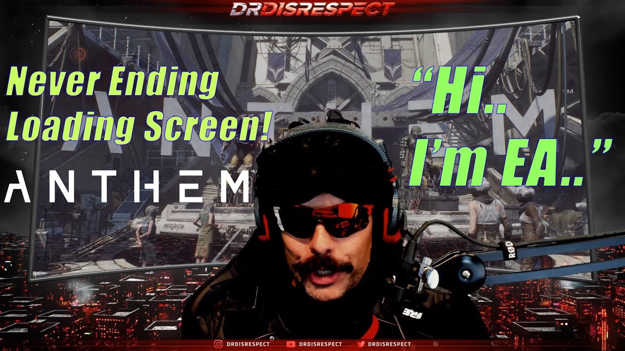 DrDisrespect ROASTS EA For Long Anthem Loading Screens!