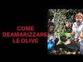 Come deamarizzare le olive