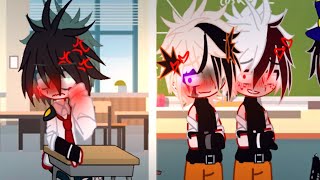 Boss in school!...- meme MHA/BNHA |Bakugou & Todoroki V! AU Ft hisashi