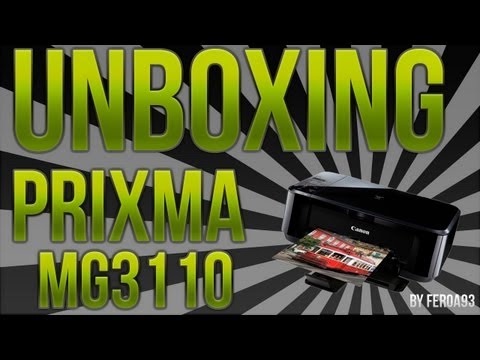Canon PIXMA MG3110 | Unboxing | Drivers ✅
